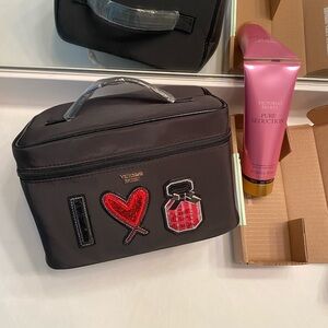 Victoria's Secret travel case and pure seduction lotion
